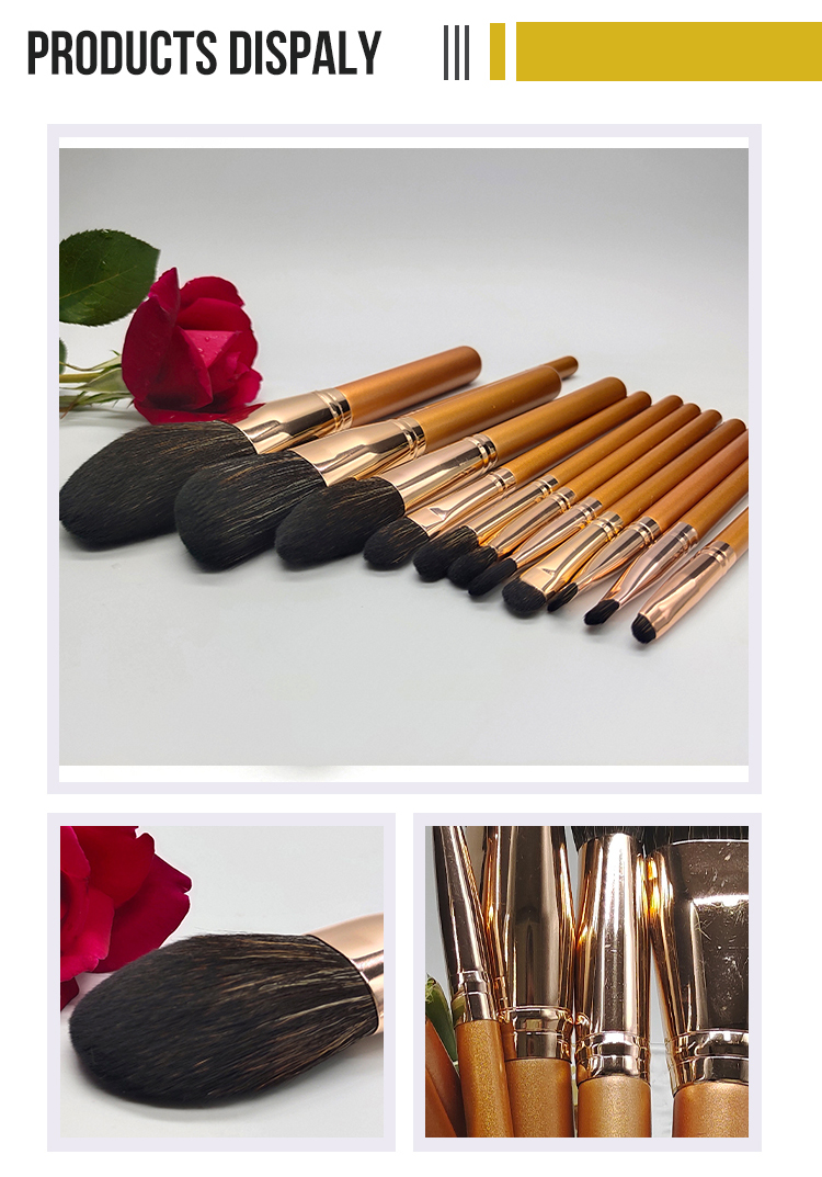 Good Quality China Manufacture Professional Make Up Brushes Set 12Pcs,12Pcs Professional Make Up Brushes Set Cosmetic Make(图2)