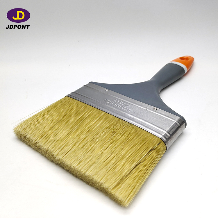 Big size natural white china bristle paint brush  China Bristle Chip Paint Brush filament Painting B