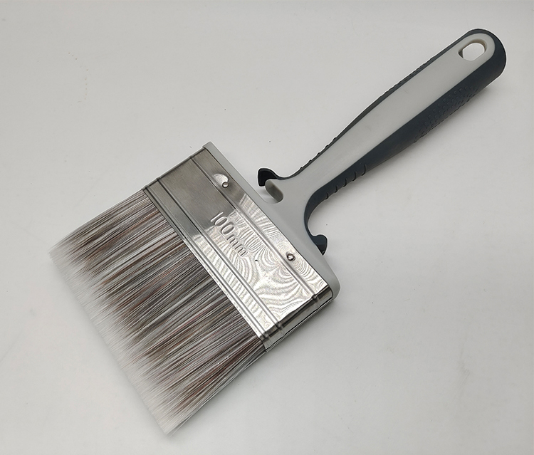 Rubber handle synthetic filament painting brush(图4)