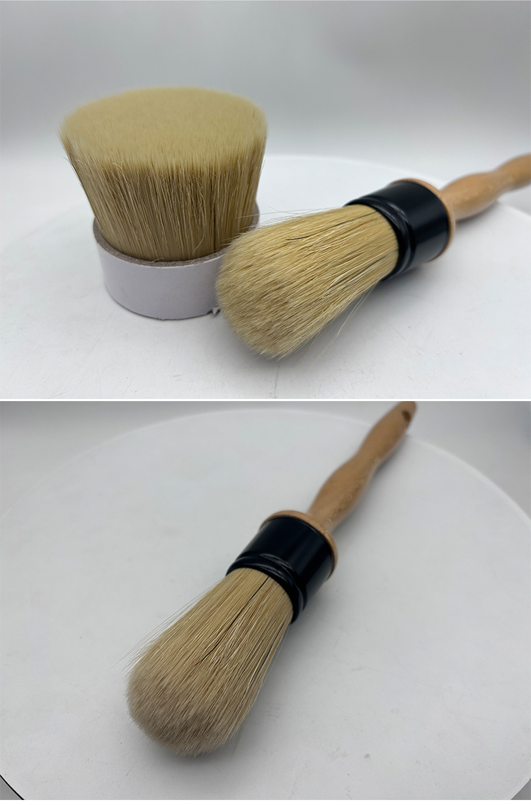 35% Natural White Bristle Mixture 65%  Solid Filament(图3)