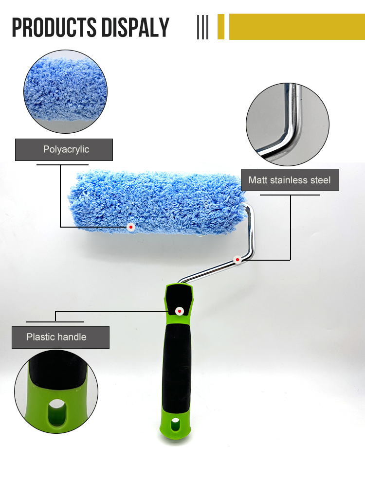 Polyacrylic paint roller with plastic handle(图2)