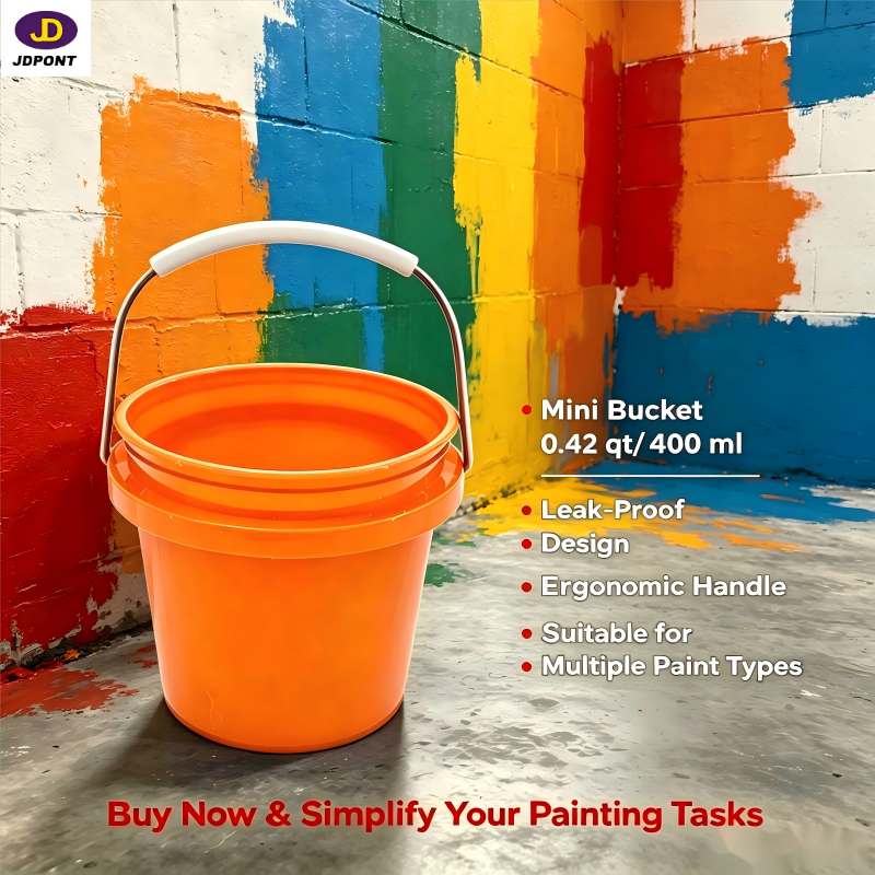 Why Mini Plastic Paint Buckets Are Indispensable for Touch-Up & Small-Scale Painting